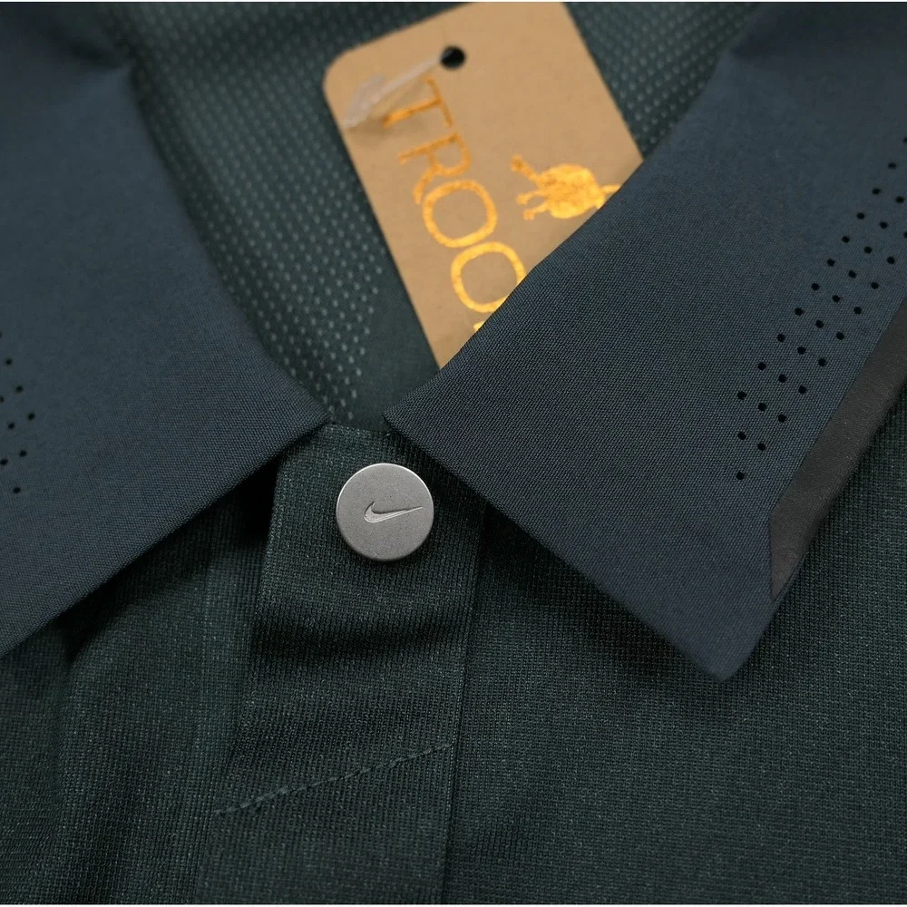 NEW Nike Tiger Woods Collection‎ Polo Mens XXL Slate Troon Golf Shirt NWT